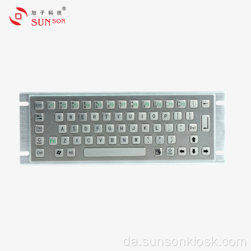 Robust metal-tastatur til informationskiosk